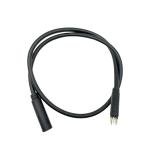 Ulifebet 9 Pin E-Bike Motor Extension Cable,Female to Male Electric Bike Wire E-Bike Cable Conversion Kit Waterproof Wheel Motor Extension Cable Compatiable with E-Bike and Escooter (1.5x600mm)