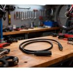 Ulifebet 9 Pin E-Bike Motor Extension Cable,Female to Male Electric Bike Wire E-Bike Cable Conversion Kit Waterproof Wheel Motor Extension Cable Compatiable with E-Bike and Escooter (1.5x600mm)