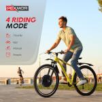 PEXMOR Electric Bike Conversion Kit, 20"/24" Front Wheel Ebike Conversion Kit, 36V 750W Electric Bike Hub Motor Kit w/3 Mode Controller/PAS/LCD Display/Twist Throttle Electric Bicycle Ebike Kit