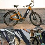 LETSERBIKE Ebike Battery Cover Waterproof, Neoprene Electric Bicycle Battery Cover Large, Fat Tire E-Bike Light-reflecting Battery Covers Bag for Winter, Dustproof, Extended Battery Life