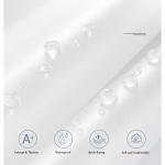 BZXIANSV Waterproof Cycling Raincoat - Hooded Rain Poncho with Mirror Cover for Bike, E-bike, Motorcycle, and Mobility Scooter(Silver Grey,4xl)