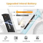 Heybike Cityscape 2.0 Commuter Electric Bike for Adults, 468Wh Removable Battery, Up to 50 Miles Range, 1000W Peak Motor, 24MPH, UL Certified 26" City E-Bike with 7-Speed & Front Suspension