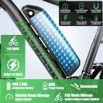 ANCHEER Electric Bike for Adults, [Peak 750W Motor] Electric Mountain Bike, 26" Sunshine Ebike, 55 Miles 20-22MPH Electric Bicycle with 48V/374Wh Battery, 7/21Speed, UL2849 Compliant