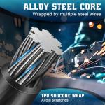 Honszex Electric Scooter Lock, Anti-Theft Cable Lock with Key, 39.37inch for E-Scooter, Electric Bike, Bicycle, Motorbikes