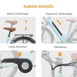 Heybike Cityscape 2.0 Commuter Electric Bike for Adults, 468Wh Removable Battery, Up to 50 Miles Range, 1000W Peak Motor, 24MPH, UL Certified 26" City E-Bike with 7-Speed & Front Suspension