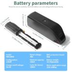 Xunyunda 48V HL Ebike Battery 20Ah Electric Bike Battery with Charger, Safe Lock, Led Indicator Light, Base for 250-1440W Electric Bicycles Motor