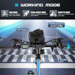 Vivi Electric Bike for Adults, 1000W Peak Folding Electric Mountain Bike 26'' Commuter Ebike 22MPH Foldable Ebike Adult Electric Bicycles with Battery, Dual Shock Absorber, SGS Certified to UL2849