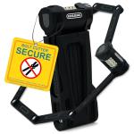 KOHLBURG Folding Bike Lock [43”] Bolt Cutter Proof with 4-Digit Combination Code & Bracket - Long Foldable Bike Lock of Heavy Duty Anti Theft Security Level for Bicycle e-Bike MTB & Scooter