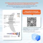 Vivi Electric Bike for Adults 1000W Peak Commuter Ebike, 26" Electric City Cruiser Bicycle 22MPH Ebikes for Adults with 48V Removable Battery, Up to 50 Miles, 7 Speed, SGS Certified to UL2849