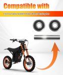 Fits for Tuttio Soleil01 Ebike Wheel Bearing Set Features Durable 6301RS Bearings Designed for Smooth and Reliable Wheel Rotation