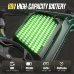 PUJH 6000W Dual Motors Electric Bike for Adults,60V 20Ah 26" Fat Tire Ebike,45 mph up to 100 Miles Full Suspension Class 3 Electric Bicycle for Snow Off Road Mountain Hunting Commuter