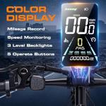 PUJH 2000W Electric Bike for Adults,Max Speed 34MPH Up to 80 Miles Range,29" Tire with 48V 17.5Ah Removable Battery,Fast City Commuter Electric Bicycles for Mountain Road for Men Women (Black)