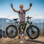 PUJH 6000W Dual Motors Electric Bike for Adults,60V 20Ah 26" Fat Tire Ebike,45 mph up to 100 Miles Full Suspension Class 3 Electric Bicycle for Snow Off Road Mountain Hunting Commuter