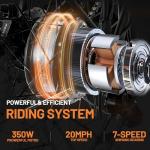 ECOTRIC Citycruiser Electric Bike 26" - 350W Motor