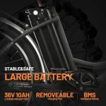 ECOTRIC Citycruiser Electric Bike 26" - 350W Motor