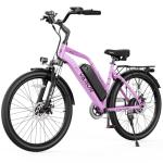 VARUN Electric Bike for Adults - 500W Electric Bicycle Up to 40 Miles, Removable Battery, 7-Speed, and Shock Absorber, Stylish 26" Ebike Suitable for Commuting