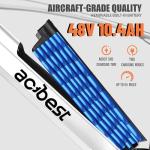 ACTBEST Core Electric Bike for Adults - Peak 1200W Brushless Motor Mountain Ebike,500Wh Removable Built in Battery Up to 55 Miles, 27.5X2.1 Tire Step Over Bicycle, Commute E Bikes with 7 Speed,W