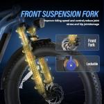 Wooken Gale Electric Bike for Adults, 26" x 4.0 Fat Tire Electric Bike,Peak 1500W Motor Ebike with 48V 720WH Removable Battery, Up to 60Miles,7 Speed,SGS Certified to UL2849