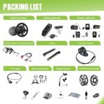 Bafang 1000W Mid Drive Kit with Battery(Optional) :Bafang HD BBS03 Ebike Conversion Kit with Display,48V/52V 8Fun Electric Bike Conversion Kit for Moutain Road Bike