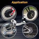 2 Sets Universal Torque Arm Conversion Kit Compatible with E-Bike Front or Rear Hub Motor Installations,Electric Bicycle Maintenance Tool