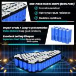 ZLSHELIBK 52V Ebike Battery 31.8Ah Rechargeable Lithium Batteries with 4A Charger Electric Bike Battery Built-in 80A BMS for 500-4000W Motor (52V 31.8Ah)