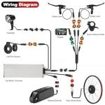 Bafang RM G0900 750W.DC 26 inches Rear Hub Motor Kit for Electric Bike – Brushed Gearless Ebike Conversion Kit with Programmable Controller, Compatible with Disc & V-Brakes (135-142mm Dropout)-b02N