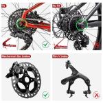 Bafang RM G0900 750W.DC 26 inches Rear Hub Motor Kit for Electric Bike – Brushed Gearless Ebike Conversion Kit with Programmable Controller, Compatible with Disc & V-Brakes (135-142mm Dropout)-b02N