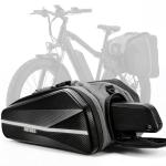 PETGILL Ebike Battery Bag,40L Hard Shell Waterproof Electric Bicycle Rear Rack Bag with Reflective Strips and Shoulder Straps，bike rack bags for ebikes，E-Bike Accessories.