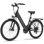 ZDZA Electric Bike for Adults, 1000W Peak Motor, 60 Miles 22Mph Electric Bike, 26" Commuter E Bikes with 48V 10.4Ah Removable Battery, Step-Thru Ebike, Adjustable Stem, 7-Speed & Front Suspension