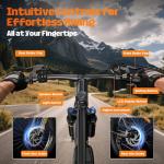 ZEFIORA Electric Bike for Adults, 1500W Peak Mountain Ebike, 20 MPH, 45 Miles Range, 7 Speeds, 48V 10Ah Removable Battery, 26" Ebike for Commute