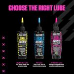 Muc-Off Bio Dry Bike Chain Lube 50ml Wax-Based Formula for Smooth Gear Shifts | Creates Protective Layer and Reduces Friction | Pipette System for Easy Application