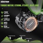 Vastrom VSM01 750W Mid Drive Toruqe Motor Ebike Conversion Kit for BB68-73mm IPX5 Waterproof Torque Sensor