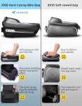 whale fall Bike Phone Frame Bag Waterproof, 3D Eva Hard Shell, Bike Phone Holder, Bicycle Top Tube Bag, Cycling Pouch with Rain Cover, Bike Accessories for Phones Under 7"