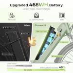 Heybike Cityscape 2.0 E-Bike with Removable Battery | 50-Mile Range for Worry-Free Commuting | 1000W Powerful Motor, 24MPH, UL Certified, 26" Electric Bicycle for Adults