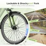 Heybike Cityscape 2.0 E-Bike with Removable Battery | 50-Mile Range for Worry-Free Commuting | 1000W Powerful Motor, 24MPH, UL Certified, 26" Electric Bicycle for Adults