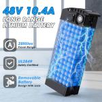 INSDRGN Electric Bike for Adults and Teens,14" Folding Adult E Bike with 650W Peak Motor,20MPH,28Miles Range,Advanced 9-Point Suspension & Dual Disc Brake,Removable Battery,UL 2849 Certified