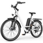 Loeook Electric Bike for Adults, Peak 1000W Ebike, 50Miles 21.7MPH UL 2849 Certified Commuter Bike, 26'' City Cruiser Bicycle with 48V Removable Battery, Rear Rack, Adjustable Stem, 7 Speed