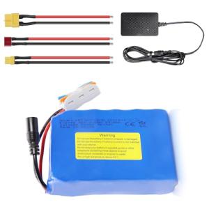 KBT 36V 2.6Ah Rechargeable Lithium Battery with Charger, Charging Cable, Cable Connector