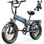 Jasion X-Hunter Electric Bike for Adults 1400W Peak Motor,30MPH Max Speed,48V 13AH Removable Battery,Full Suspension System Design,20 * 4.0 Fat Tire Foldable Ebike,7-Speed Electric Bicycle