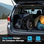 Jasion X-Hunter Electric Bike for Adults 1400W Peak Motor,30MPH Max Speed,48V 13AH Removable Battery,Full Suspension System Design,20 * 4.0 Fat Tire Foldable Ebike,7-Speed Electric Bicycle