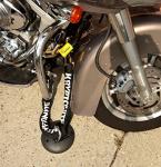 Kryptonite New York FAHGETTABOUDIT 1415 Bike Chain Lock, 3.25 Feet Long 14mm Steel Chain 15 Pounds Heavy Duty Anti-Theft Bicycle Lock with Keys, 10/10 Security Rating for E-Bike E-Scooter Motorcycle