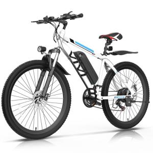 Vivi Electric Bike for Adults 26 Inch 780W Peak Ebike for Adults Removable 48V Battery, Electric Mountain Bike 21 Speed Gears, Electric Bicycle 50 Miles/Pedal Assist, SGS Certified to UL2849