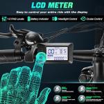 Vivi Electric Bike for Adults 26 Inch 780W Peak Ebike for Adults Removable 48V Battery, Electric Mountain Bike 21 Speed Gears, Electric Bicycle 50 Miles/Pedal Assist, SGS Certified to UL2849