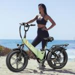 Jasion X-Hunter ST Electric Bike, 20" Fat Tire & 71Miles & 30+MPH Foldable Ebike, 1400W Peak Motor, 624WH Removable Battery, Full Suspension E Bike, Hydraulic Disc Brakes Bicycles