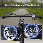 Bodywel Electric Bike for Adult 500W Motor, 14" Adult Electric Bicycles 36V Battery, 20 Miles Folding Ebike, E Bikes for Adults and Teens (14'' Ebike with Bag, Black)