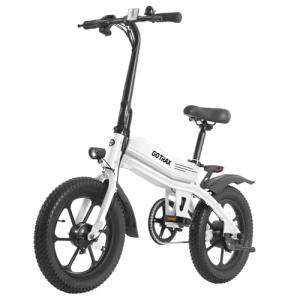 Gotrax S3 Electric Bike, 16x3.0 Fat Tire Electric Bicycle for Adults, 750W Peak Motor, Max Range 25 Miles, Up to 20 MPH, Removable Battery, Adjustable Seat, Folding Electric Bike for Adults/Teens 13+