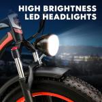 YinZhiBoo Electric Bike for Adults, 2000W Peak Motor E Bikes, 26" Fat Tire Electric Mountain Bike, 32 MPH Electric Bicycle, 48V 17.5Ah (840Wh) Removable Battery, UL2849 Certified