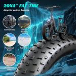 SISIGAD Folding Electric Bike for Adults, 1500W Peak Motor Ebike with 48V 15Ah Removable Battery, Max Range 60 Miles 28 MPH Commuter Foldable Ebike, 20" Fat Tire All Terrain E Bike