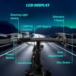 SISIGAD Folding Electric Bike for Adults, 1500W Peak Motor Ebike with 48V 15Ah Removable Battery, Max Range 60 Miles 28 MPH Commuter Foldable Ebike, 20" Fat Tire All Terrain E Bike