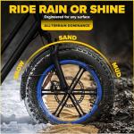 ULTRAVERSE 20x4 E-Bike Fat Tire - Robust, High-Performance 20inch Fat Tyre for MTB and Ebikes, Durable All-Terrain Directional Tread, Superior Density for Street & Trail Adventures-2 Unit